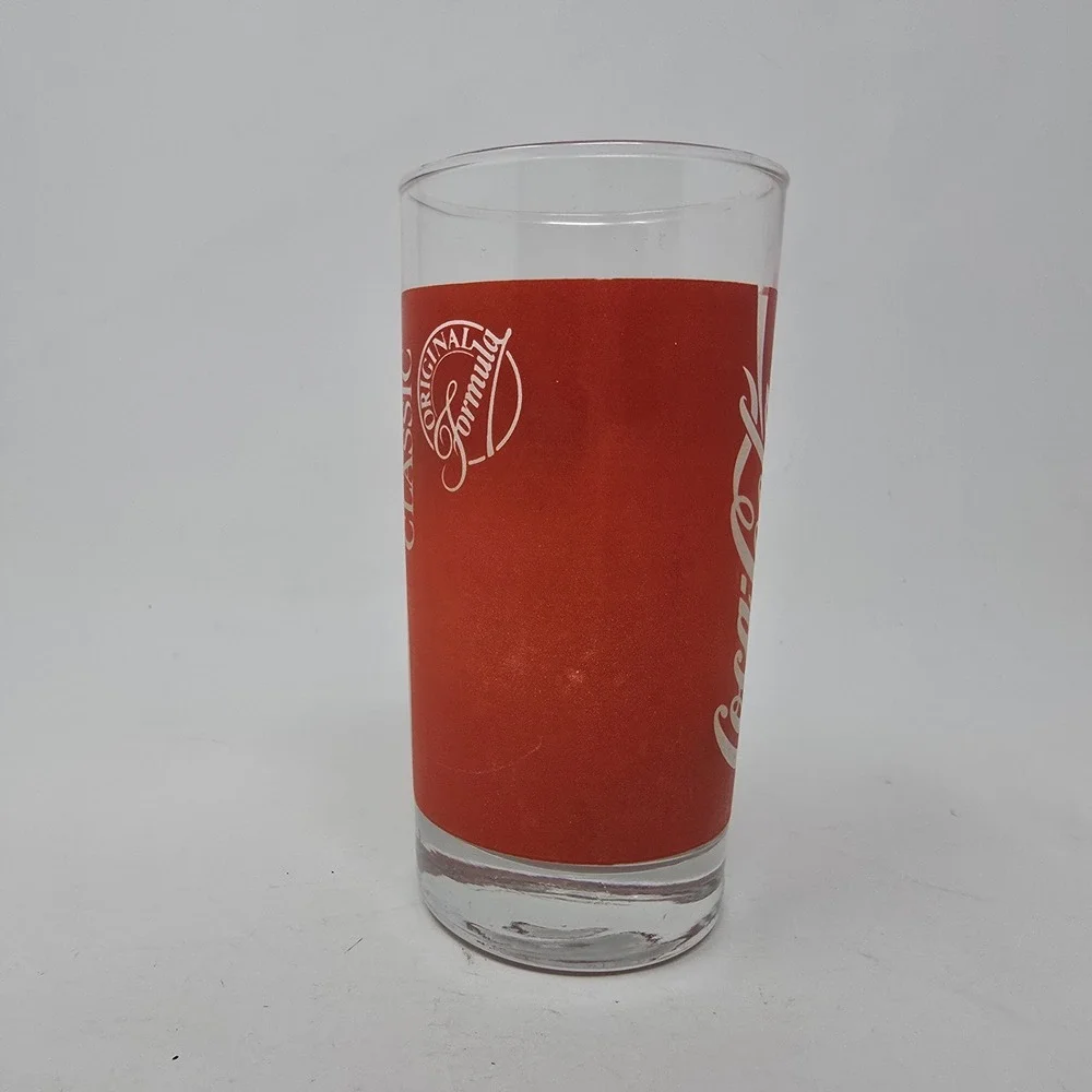 Vintage Coca-Cola Classic Original Formula Logo Drinking‎ Glass Tumbler